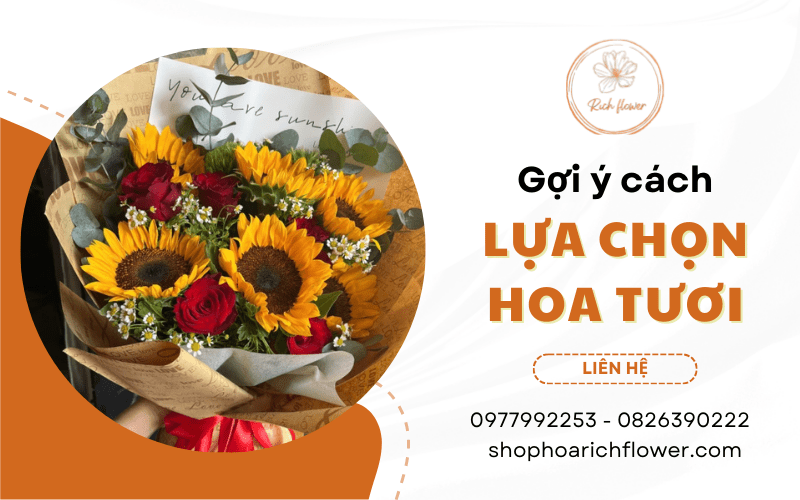 cách chọn hoa tươi