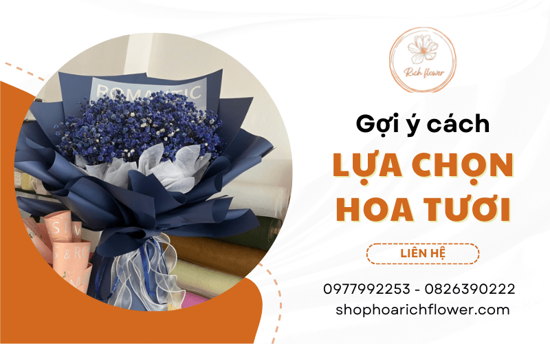 cách chọn hoa tươi